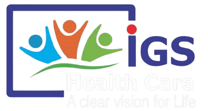 IGS Health Care Logo with tagline A clear vision for Life